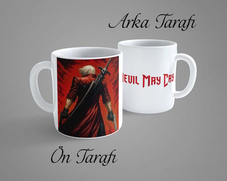 Devil May Cry Dante Porselen Kupa Bardak