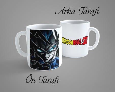 Dragon Ball Z Vegeta Porselen Kupa Bardak