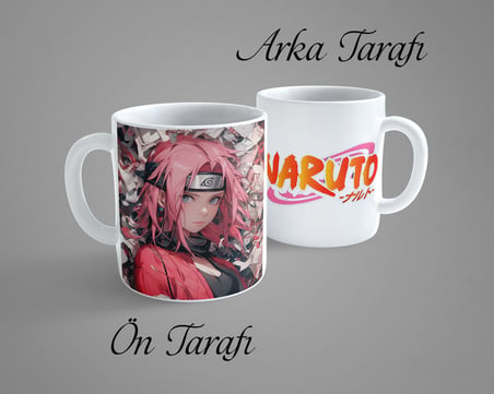 Naruto Sakura Haruno Porselen Kupa Bardak
