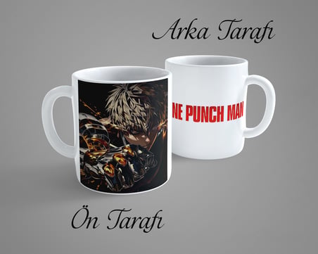 One Punch Man Genos Porselen Kupa Bardak
