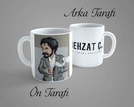 Behzat Ç. Hayalet 2 Porselen Kupa Bardak