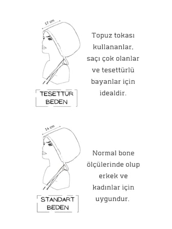 Tesettür Beden Yavruağzı Puantiye Cerrahi Bone Doktor Hemşire Sağlıkçı Hastane Bonesi