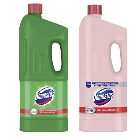 Domestos Dağ Esintisi ve Beyaz Sabun Ferahlığı 1850 ml x 2 Adet