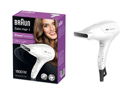 Braun HD180 Satin Hair 1 PowerPerfection Saç Kurutma Makinesi