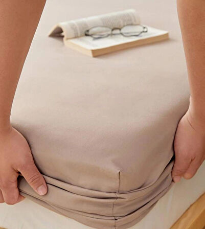 TOTEM Ranforce Pamuklu Yastık Kılıflı Lastikli Çarşaf Takımı 180 x 200 Battal Boy