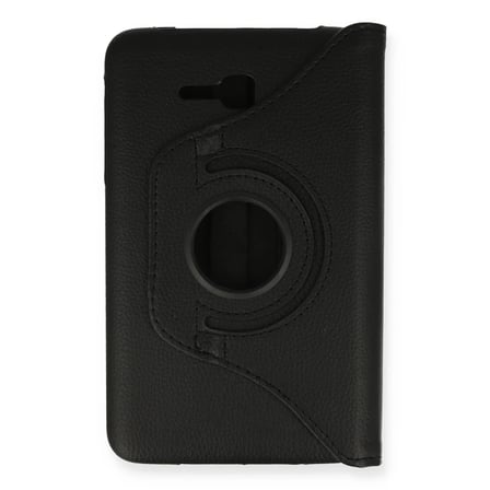 Samsung Galaxy T110 / T113 Tab 3 Lite 7 Kılıf 360 Tablet Deri Kılıf - Siyah