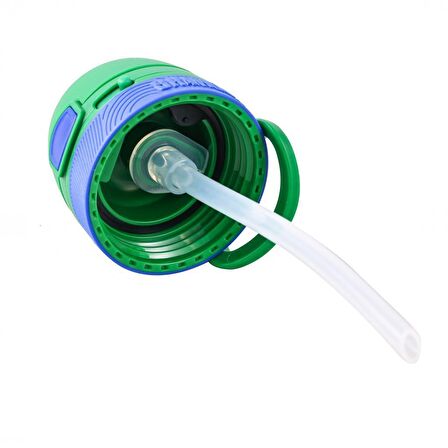 Shamobo Çelik Pipetli Çocuk Matarası 350Ml 2051 Yeşil