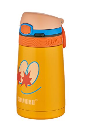 Shamobo 2Lİ SET Pipetli Çelik Termos 350ml -6 Saat Isı Yalıtımı-