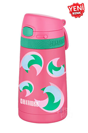 Shamobo 2Lİ SET Pipetli Çelik Termos 350ml -6 Saat Isı Yalıtımı-