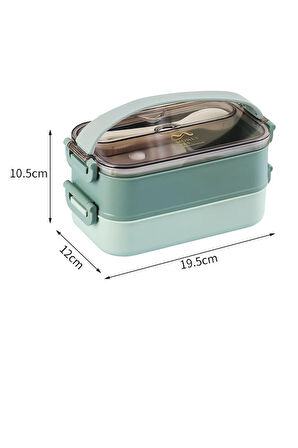 Bento Lunch Box Ofis-okul Için Yeni Nesil Sefer Tası -çorba Kaseli Model-paslanmaz Çelik