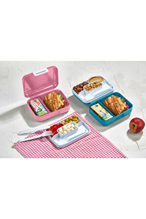 Bento Lunch Box Ofis-okul Için Yeni Nesil Sefer Tası -çorba Kaseli Model-paslanmaz Çelik