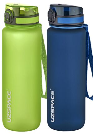 Uzspace 2'li Tritan Matara Seti 800 ml 14 Farklı Renk Seçeneği FiftyFifty