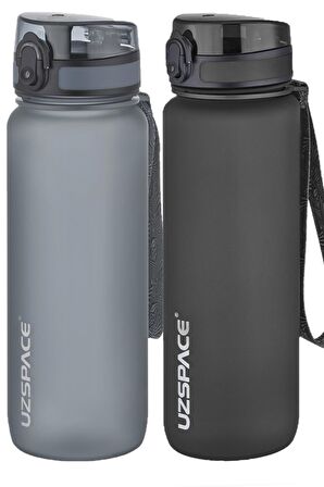 Uzspace 2'li Tritan Matara Seti 800 ml 14 Farklı Renk Seçeneği FiftyFifty