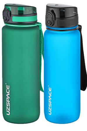 Uzspace 2'li Tritan Matara Seti 800 ml 14 Farklı Renk Seçeneği FiftyFifty