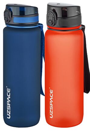Uzspace 2'li Tritan Matara Seti 800 ml 14 Farklı Renk Seçeneği FiftyFifty