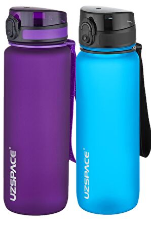 Uzspace 2'li Tritan Matara Seti 800 ml 14 Farklı Renk Seçeneği FiftyFifty