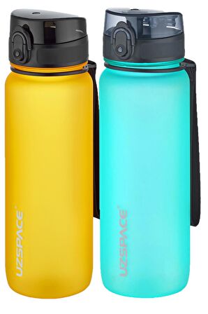Uzspace 2'li Tritan Matara Seti 800 ml 14 Farklı Renk Seçeneği FiftyFifty