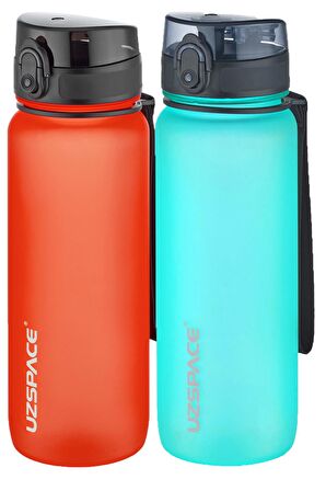 Uzspace 2'li Tritan Matara Seti 800 ml 14 Farklı Renk Seçeneği FiftyFifty
