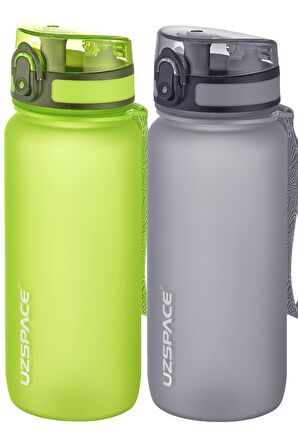 Uzspace 2'li Tritan Matara Seti 650 ml 14 Farklı Renk Seçeneği FiftyFifty