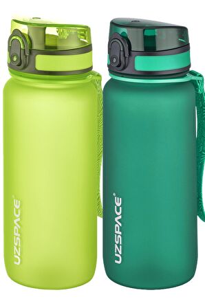 Uzspace 2'li Tritan Matara Seti 650 ml 14 Farklı Renk Seçeneği FiftyFifty