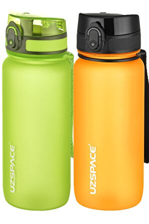 Uzspace 2'li Tritan Matara Seti 650 ml 14 Farklı Renk Seçeneği FiftyFifty