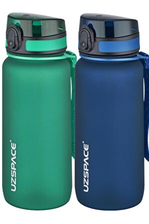 Uzspace 2'li Tritan Matara Seti 650 ml 14 Farklı Renk Seçeneği FiftyFifty
