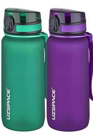 Uzspace 2'li Tritan Matara Seti 650 ml 14 Farklı Renk Seçeneği FiftyFifty