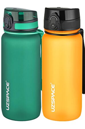 Uzspace 2'li Tritan Matara Seti 650 ml 14 Farklı Renk Seçeneği FiftyFifty