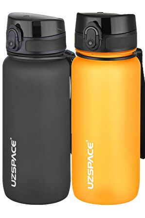 Uzspace 2'li Tritan Matara Seti 650 ml 14 Farklı Renk Seçeneği FiftyFifty