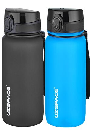 Uzspace 2'li Tritan Matara Seti 650 ml 14 Farklı Renk Seçeneği FiftyFifty