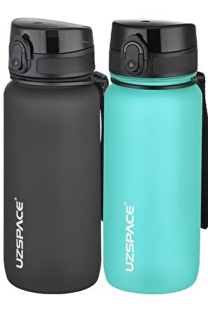 Uzspace 2'li Tritan Matara Seti 650 ml 14 Farklı Renk Seçeneği FiftyFifty