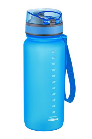Uzspace 650 ml Tritan Su Matarası 14 Farklı Renk Softtouch 