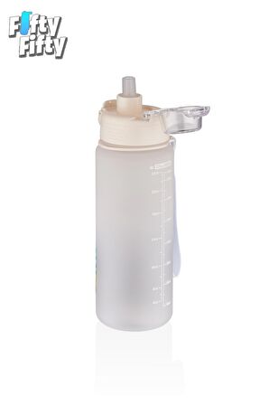 Vagonlife 800 ml Figürlü Su Matarası Çift Kullanım Pipetli Ve Rahat İçim Sticker Hediyeli