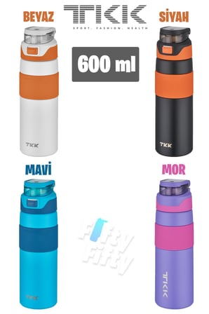 TKK 600 ML Rahat İçim Çelik Termos 6 Saate kadar Yalıtım 2002-600