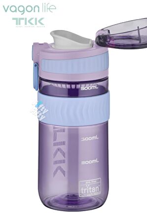 TKK 550 ML Rahat İçim (U Ağızlı) Bpa İçermeyen Taşıma Kulplu Tritan Su Matarası FFTKK1016-550ML