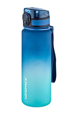 Uzspace 2'li Tritan Matara Seti 500 ml Çift Renk Softtouch FF Collection Tritan Su Matarası