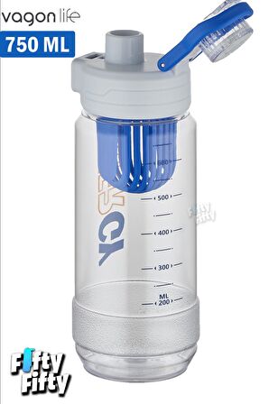 Vagonlife 750 ML -Energy- Rahat İçim (Pipetsiz)  Kulplu  Su Matarası -Süzgeçli-FFVGN2030750ML