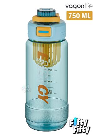 Vagonlife 750 ML -Energy- Rahat İçim (Pipetsiz)  Kulplu  Su Matarası -Süzgeçli-FFVGN2030750ML