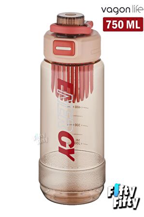 Vagonlife 750 ML -Energy- Rahat İçim (Pipetsiz)  Kulplu  Su Matarası -Süzgeçli-FFVGN2030750ML