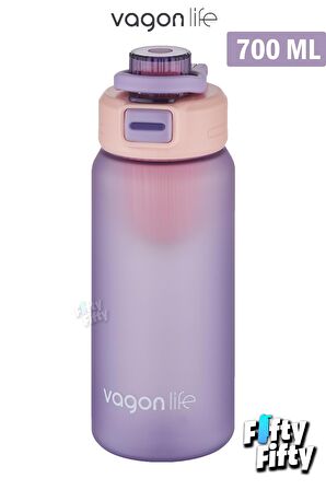 Vagonlife 700 ML Rahat İçim (Pipetsiz) Softtouch Kulplu Su Matarası -Süzgeçli-FFVGN2032700ML