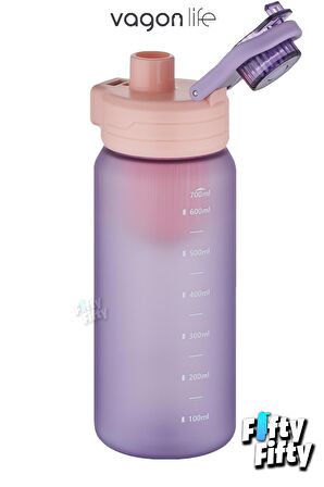 Vagonlife 700 ML Rahat İçim (Pipetsiz) Softtouch Kulplu Su Matarası -Süzgeçli-FFVGN2032700ML