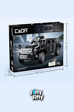 Cada Fierce Warrior SUV -C51207W (561 Parça) Profesyonel Oyuncak Yapım Seti -FFCADA-C5120