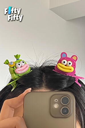 4'lü Saç Toka Seti Önce Birleştir,Sonra Tak (2 Paket 4 Adet Gönderilir) Yapı Toka Seti FF