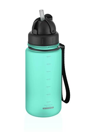 Uzspace Pipetli 400 ml Tritan Çocuk Su Matarası FiftyFifty