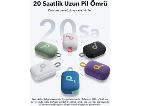  Anker Soundcore Select 4 Go Taşınabilir Bluetooth Hoparlör, IP67 Su Geçirmez, 20 Saat Çalma Süresi,