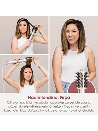 Shark FlexStyle 5-in-1 Saç Kurutma & Şekillendirme Sistemi – Stone