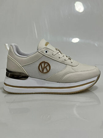 2927 Wickers-1 Bej Hafif Dolgu kadin Spor Ayakkabı