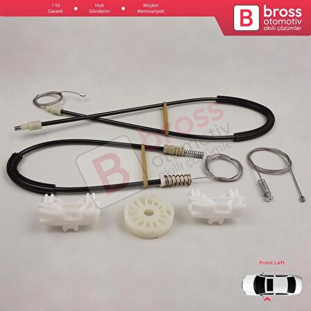 VW Sharan Seat Alhambra MK1 1995-2010 Ford Galaxy MK1 İçin Elektrikli Ön Sol Kapı Cam Kriko Seti