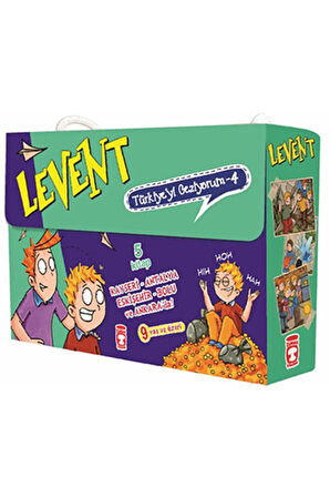 Levent Türkiye'yi Geziyorum 04 Set 5 Kitap Takım