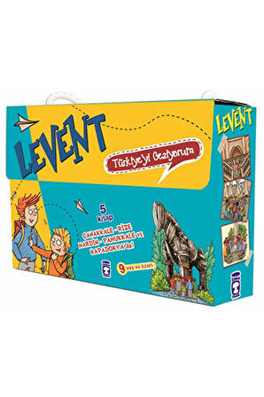 Levent Türkiye'yi Geziyorum 01 Set 5 Kitap Takım